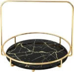 Round Tray For Perfume, Jewelry & Cosmetics Storage. - Image 7