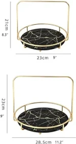 Round Tray For Perfume, Jewelry & Cosmetics Storage. - Image 8
