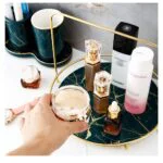 Round Tray For Perfume, Jewelry & Cosmetics Storage. - Image 5