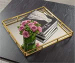 Luxury Display Tray Mackeup lipstick perfume jewlery Golden. - Image 4