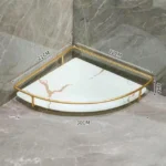 Premium Design Corner Counter-Top Acrylic Single Shelf . - Image 7