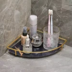 Premium Design Corner Counter-Top Acrylic Single Shelf . - Image 5