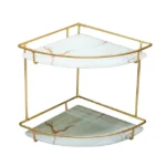 Premium 2 Layers Design Corner Counter-Top Acrylic Shelf. - Image 8