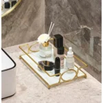 Premium Quality Rectangular Cosmetics Decorative Tray - Image 5