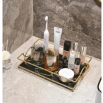 Premium Quality Rectangular Cosmetics Decorative Tray - Image 7