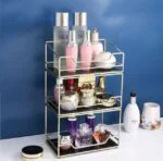 3 Layers Free Standing Shelf Makeup Organizer. - Image 6