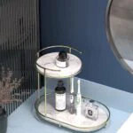 Luxury Design Free Standing Shelf 2 Tier Makeup Organizer. - Image 3