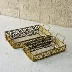 Set of 2 Luxury Decorative Trays - Image 9