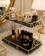 2 Tiers Vanity Organizer For Cosmetics.