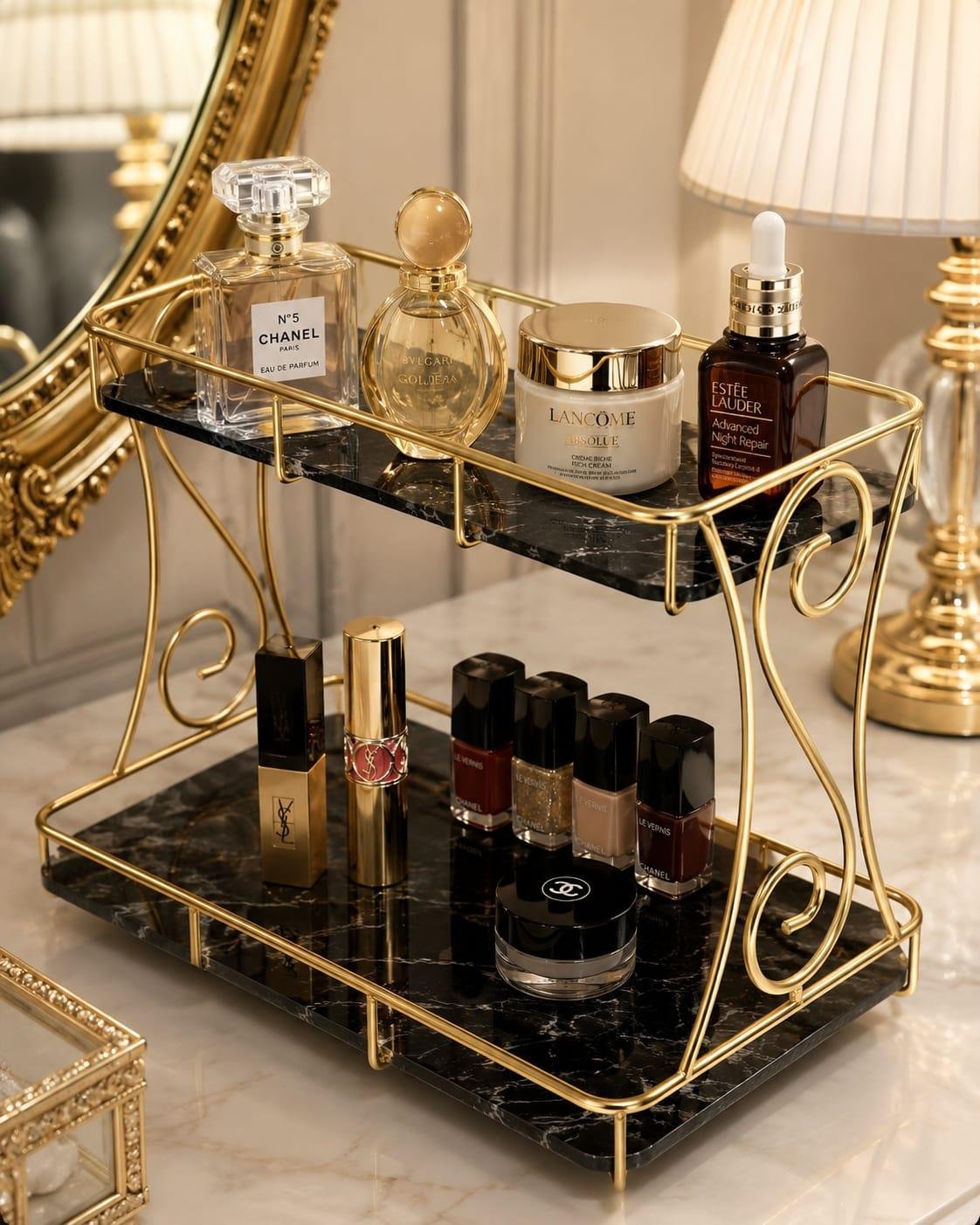 WhatsApp Image 2026-07-11 at 2.01.47 AM (5) 2 Tiers Vanity Organizer For Cosmetics. - Image 1