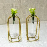 Aimaas 2 Pieces Crystal Flower Holder Stand - Image 2