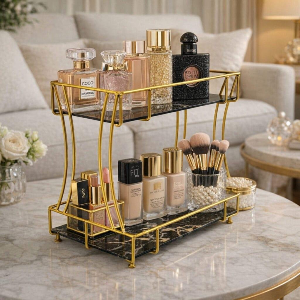 WhatsApp Image 2026-07-13 at 1.35.27 PM 2 Tiers Organizer For Cosmetics & Makeup - Image 1