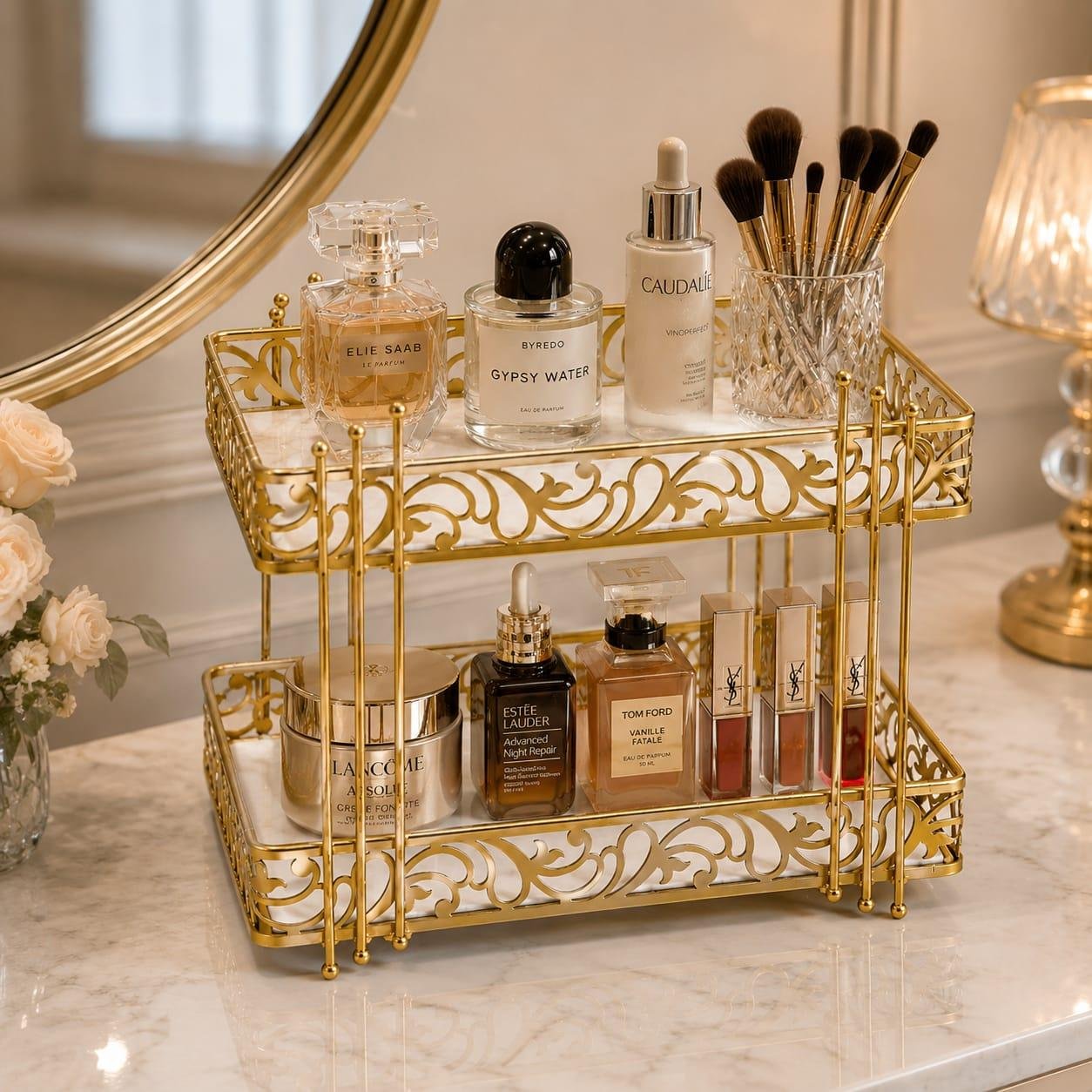 WhatsApp Image 2026-07-11 at 2.29.21 AM (3) Premium 2 Layers Cosmetics Organizer - Image 1