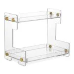 Acrylic 2 Layers Cosmetics Oranizers Stand - Image 6