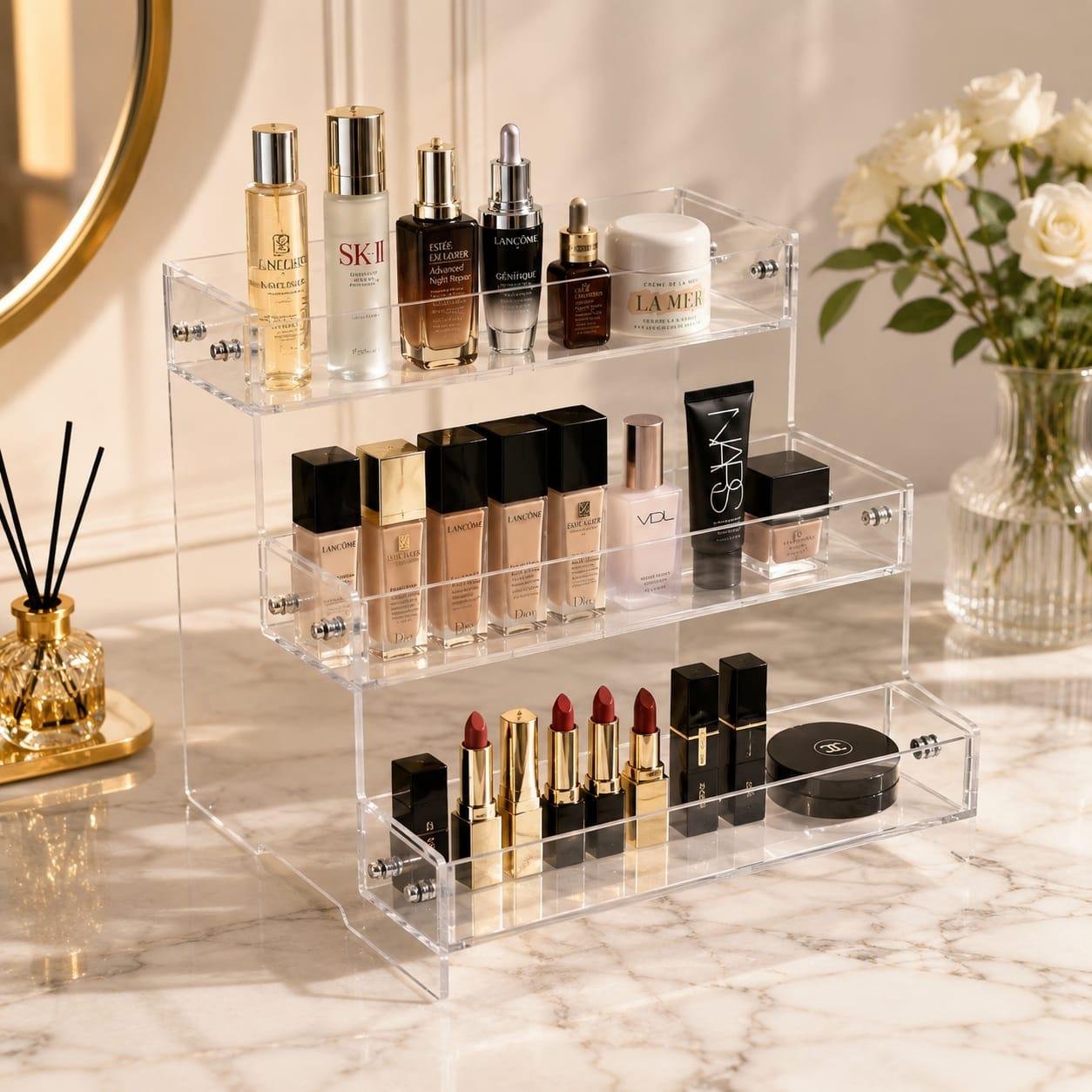 WhatsApp Image 2026-08-16 at 3.05.56 AM Aimaa Acrylic 3 Layers Organizer - Image 1